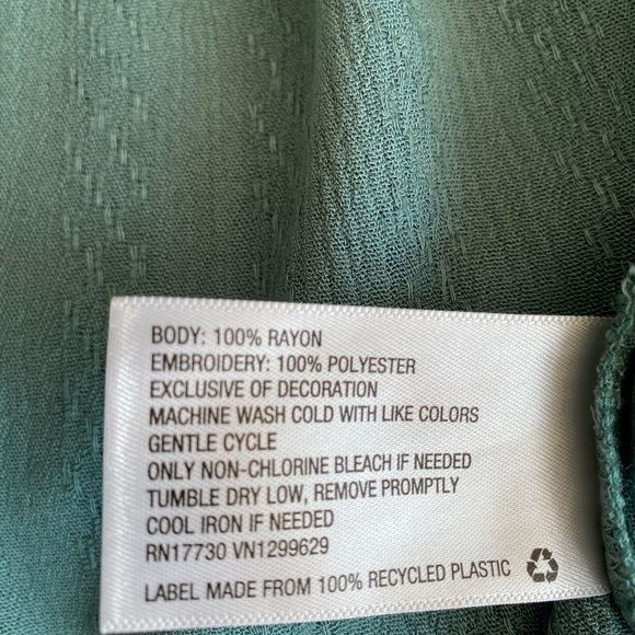 Knox Rose Tie Front, 3/4 Sleeve Boho Style Top - Picture 8 of 8